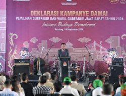 Gubernur Jabar Wujudkan Pemilihan Gubernur Jabar 2024 sebagai Pesta Demokrasi Damai dan Sportif